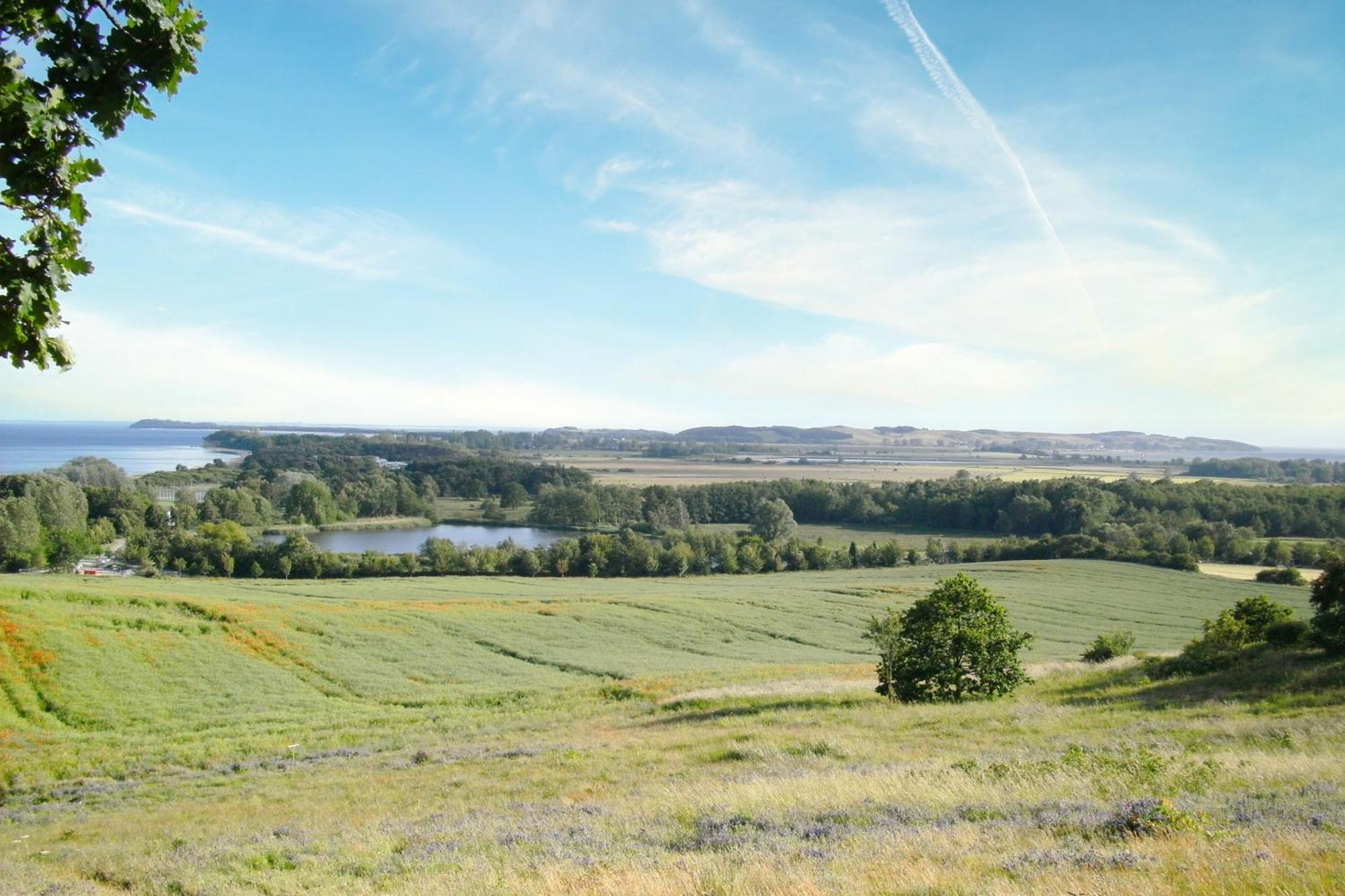 Ferienwohnung Haus Blick zur See FeWo 10 Gartennutzung, Meerblick, Sauna- und Schwimmbadnutzung im AHOI Sellin Goehren  Exterior foto